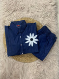 Beautiful Co Ord set BIGGER sizes Fabric Denim