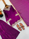 Fendy Silk with Embroidery Codding And Real Mirror Work Salwar Kameez