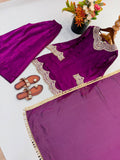 Fendy Silk with Embroidery Codding And Real Mirror Work Salwar Kameez