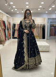 Heavy Fox Georgette With 5mm sequence Embroidery Work Anarkali Salwar Kameez