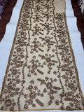 Heavy Quality Mono Net with Heavy 5mm Sequins Embroidery work Saree