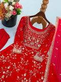Heavy Georgette With Heavy Embroidered Sequence work With Moti Work Salwar Kameez