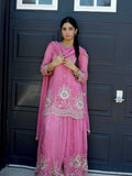 NEW TRENDING 3 PIECE FANCY KURTI WITH PLAZZO AND BEAUTIFUL DUPATTA