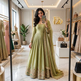 ZMY With Embroidery 3/5mm Sequences Work Salwar Kameez