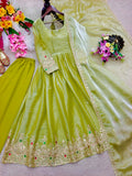 ZMY With Embroidery 3/5mm Sequences Work Salwar Kameez
