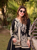 Faux Georgette with Premium Cross Stitch Embroidery Beautiful Salwar Kameez