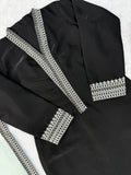 Glass Fabric with Soft Micro Inner lining with Intricate Thread work Salwar Kameez