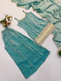 Doremon Crush With Real Mirror And Embroidered Sequence Work Salwar Kameez