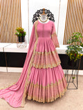 Elegant Embroidered Sequence Designer Kediya Collection 3 Piece Set Look Gorgeous