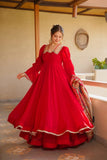 Tabby silk with Mirror Fancy Lace Salwar Kameez