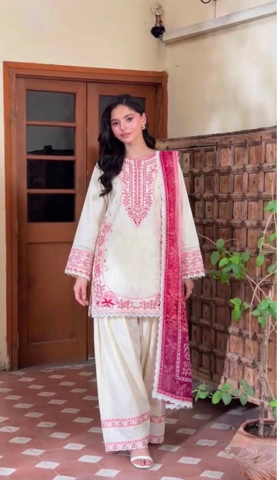 New Designer Party Wear Look Pure Satin Rayon Top & Farshi Palazzo With Dupatta set