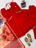 Tabby silk with Mirror Fancy Lace Salwar Kameez