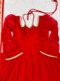Tabby silk with Mirror Fancy Lace Salwar Kameez