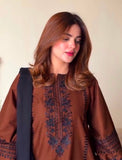 New Designer Party Wear Look Pure Roman Silk Top & Bottom With Dupatta set