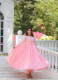 Heavy NC Vichitra Silk with Readymade material Beautiful Salwar Kameez