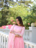 Heavy NC Vichitra Silk with Readymade material Beautiful Salwar Kameez