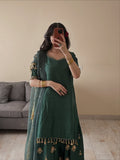 Aada Slab Silk With 5mm Sequence Embroidery Work With Coin Less And Long Sleeve Salwar Kameez