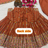 New Designer Heavy Faux Blooming Georgette Anarkali Suit In New Fancy Style