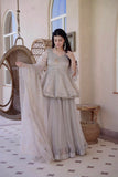 Tabby Silk with Soft Micro Cotton Lining & Foil work Salwar Kameez