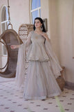 Tabby Silk with Soft Micro Cotton Lining & Foil work Salwar Kameez