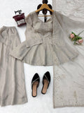 Tabby Silk with Soft Micro Cotton Lining & Foil work Salwar Kameez