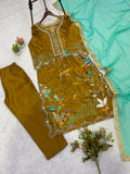 WEDDING SEASON WEAR BEAUTIFUL EMBROIDERED TOP PANT WITH DUPATTA