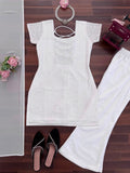 Faux Georgette with Soft Micro Inner Lining & Intricate Thread & Sequence work Salwar Kameez