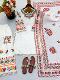 Fully Stitched & Ready to Wear Pure Heavy French crep With Embroidery stitch Work Salwar Kameez