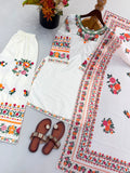 Fully Stitched & Ready to Wear Pure Heavy French crep With Embroidery stitch Work Salwar Kameez