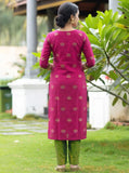 Beautiful Art Silk with Weaving Work Salwar Kameez