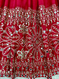 Pure Cinon Silk With Embroidery 5mm Sequences Work Anarkali Salwar Kameez