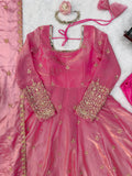 Fendy Silk with Soft Micro cotton Lining & Thread & Sequence Work Salwar Kameez