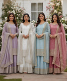 NEW READY TO WEAR FANCY DESIGN HEAVY EMBROIDERY AND SEQUENCE WORK TOP - PLAZZO WITH DUPATTA