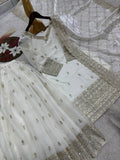 NEW READY TO WEAR FANCY DESIGN HEAVY EMBROIDERY AND SEQUENCE WORK TOP - PLAZZO WITH DUPATTA