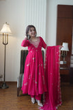 FOX GEORGETTE WITH SEQUENCE EMBROIDERY WORK SALWAR KAMEEZ