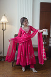 FOX GEORGETTE WITH SEQUENCE EMBROIDERY WORK SALWAR KAMEEZ