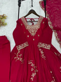 FOX GEORGETTE WITH SEQUENCE EMBROIDERY WORK SALWAR KAMEEZ