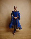 Chinon Fabric with Soft Micro Cotton Lining & Thread with Sequence with gotta lace work Salwar Kameez