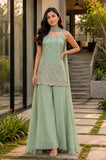 NEW HEAVY 3 PIECES SUIT PAIR WITH EMBROIDERY WORK & FANCY LACE