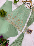 NEW HEAVY 3 PIECES SUIT PAIR WITH EMBROIDERY WORK & FANCY LACE