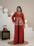 New Designer Party Wear Look Top Sharara Plazzo and Dupatta