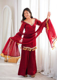 Doremon Crush With Real Mirror work Lace Border Salwar Kameez