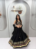 Pure cotton with Heavy gamthi work & mirror lace Work Beautiful Lehenga Choli