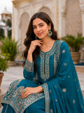 READY TO WEAR 3 PIECE FANCY KURTI WITH PLAZZO AND BEAUTIFUL DUPATTA
