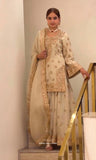 New Designer Party Wear Look Pure Chinon Silk Top Plazzo & Dupatta Set