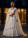Premium Quality Butterfly Net with Embroidery Sequins Work Lehenga Choli