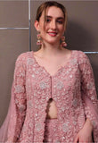 Faux Georgette with thread with Sequence with rivet moti Salwar Kameez