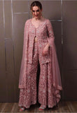 Faux Georgette with thread with Sequence with rivet moti Salwar Kameez