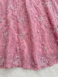 Faux Georgette with thread with Sequence with rivet moti Salwar Kameez