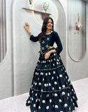 Pure cotton with heavy Hand Work with real kodi work with hand latkan Lehenga Choli